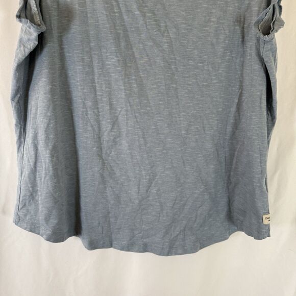 Toad and Co Tank Top Women's XL Blue Round Neck Organic Cotton Soft Pullover - Picture 3 of 11